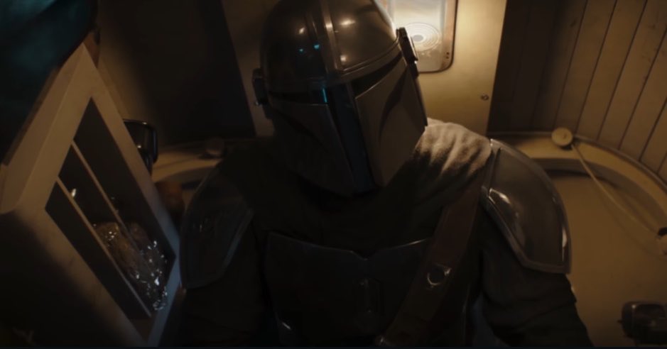 sw_holocron's tweet photo. This shot of Din Djarin in Hugo Durant’s food truck in THE MANDALORIAN AND GROGU is entirely CGI as the team couldn’t get the spacing and look of the scene right in-camera, confirms Jon Favreau in the director’s commentary. https://t.co/jmbCKXHjZY