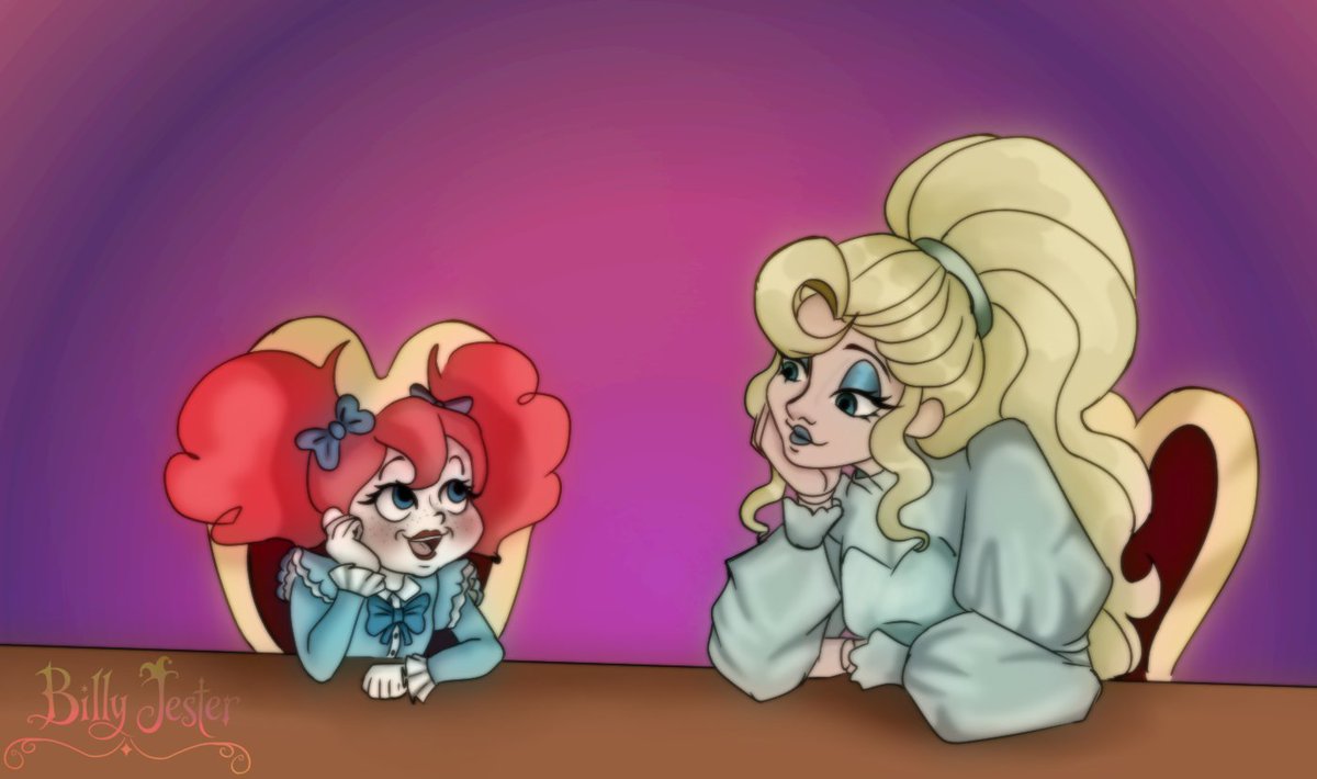 BillyJester817's tweet photo. They treat each other very well and share a warm relationship. + Princess Everwinter's fluffy hair is the perfect hiding place, so Poppy often hides there, knowing the Prototype wouldn't dare touch Everwinter's hair #PoppyPlaytime #PoppyPlaytimeAU #poppy #PrincessEverwinter #ppt https://t.co/gYJ8apcdpQ
