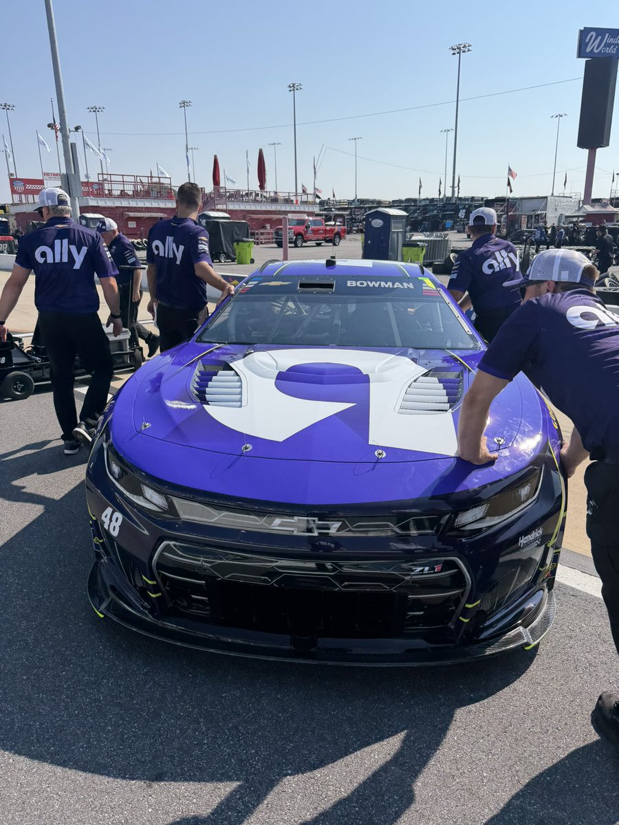 allyracing's tweet photo. Kicked off the weekend at @NWBSpeedway with some technical inspection. The #Ally48 will hit the track tomorrow! https://t.co/VwBEpfp0dX