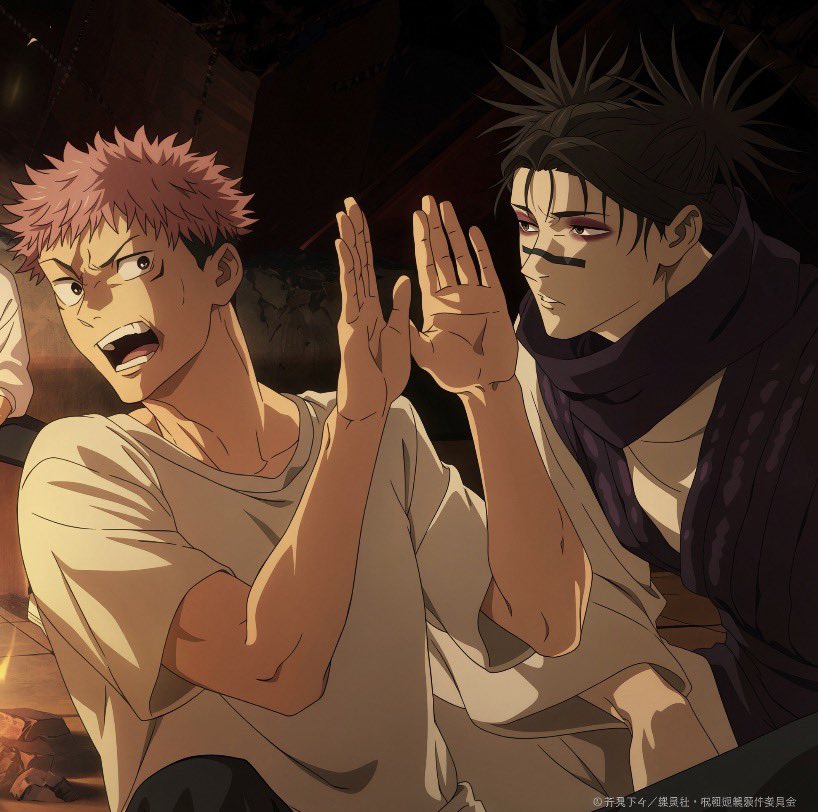 malomarrs's tweet photo. “yuuji, are you sure we can trust this megumi guy?”

“choso, he’s my boyfriend….”

“yes i know. that’s what’s worrying me.” https://t.co/W28GcudCYG