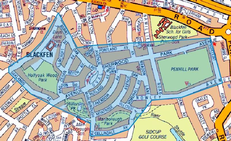 MPSBexley's tweet photo. A Section 35 Dispersal Order has been authorised by Inspector Evans for the below outlined area. It will run from 1200 on 17/07 until 1200 on 19/07. This is in place to prevent anti- social behaviour &amp; disorder. 
#CommunityCrimeFighting https://t.co/wTAgAsRJtH