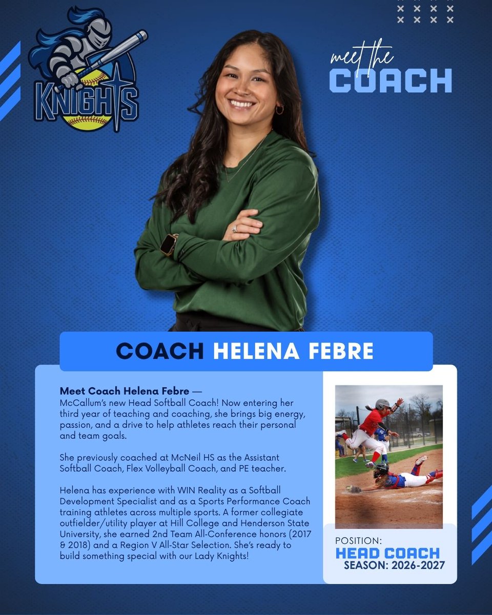 MacHighSoftball's tweet photo. Meet our New Coach!!! We can't wait to get started. https://t.co/4HULlcYOKX