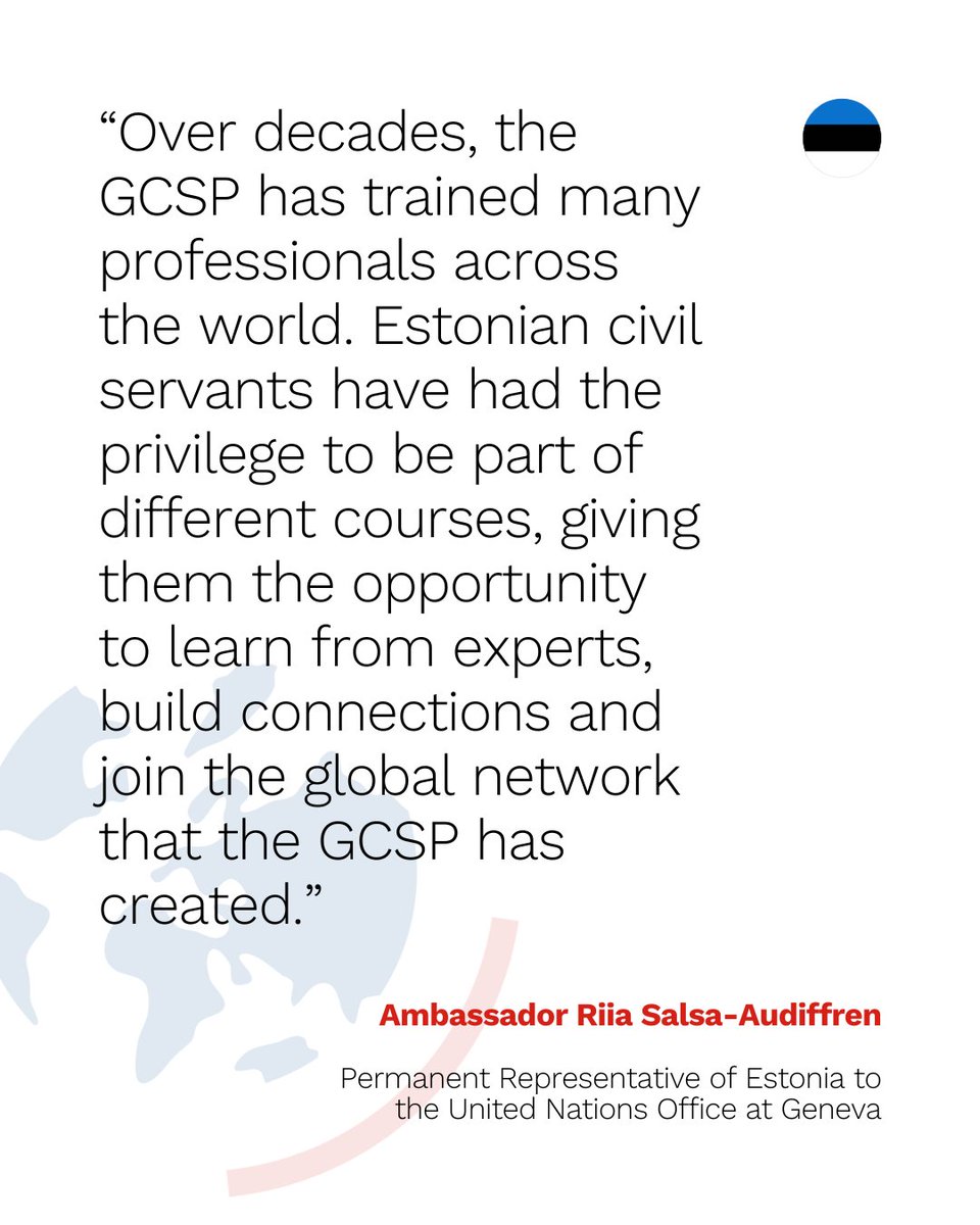 The GCSP tweet media