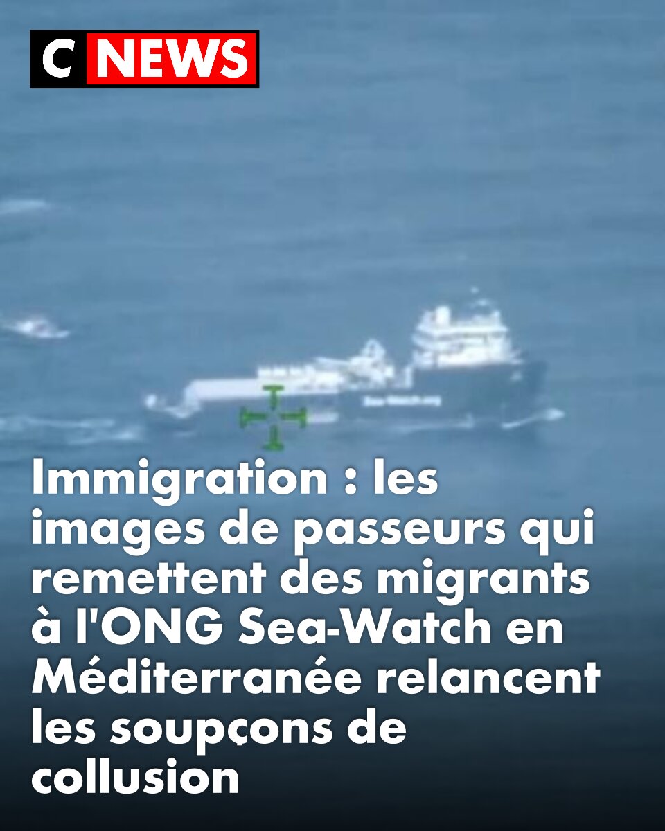 CNEWS's tweet photo. Plusieurs images montrent comment un navire de l'ONG Sea-Watch a aidé plusieurs dizaines de migrants à traverser clandestinement la Méditerranée https://t.co/gqNEC6DSw5 https://t.co/MX1fJKOPMk