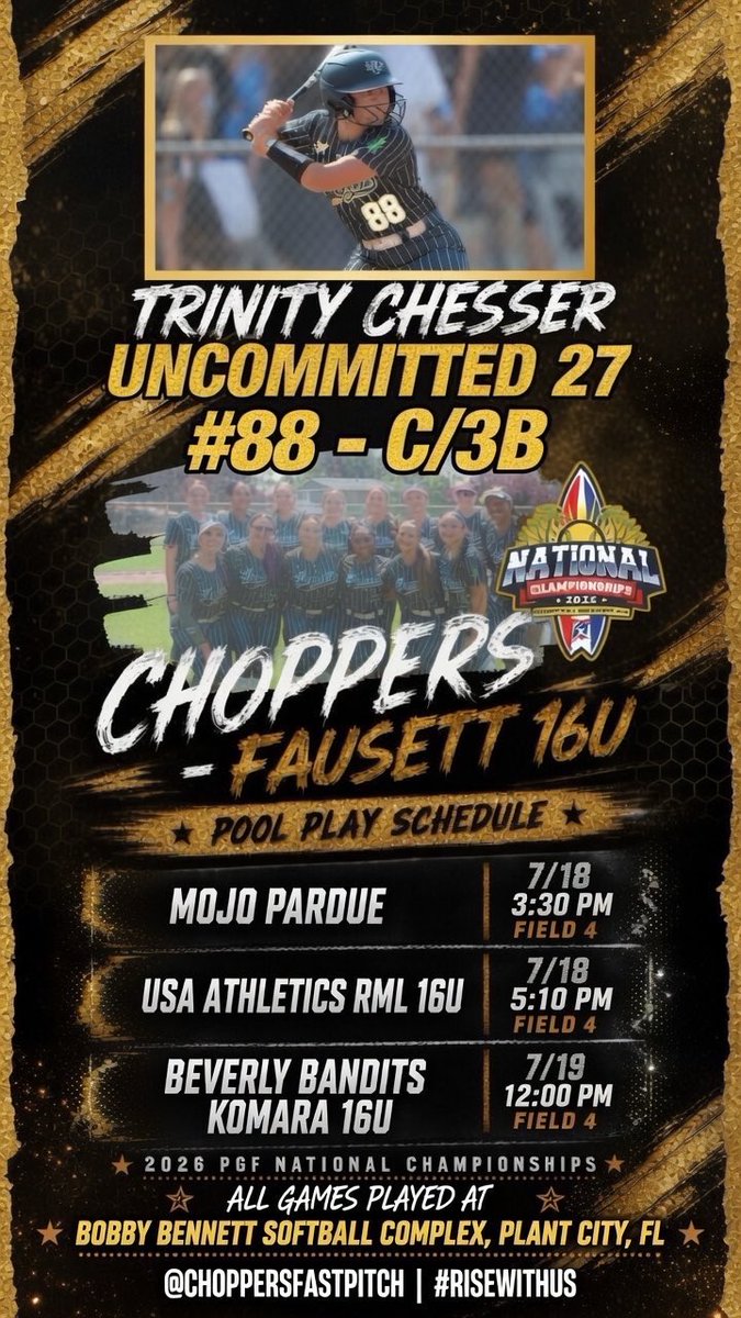 trinityc2027's tweet photo. @mandygardner24 Safe travels coaches!🙏 Hope to meet you at the fields. Here is my pool play schedule for PGF. Stop by and say hi ! https://t.co/oLY5eTXleN