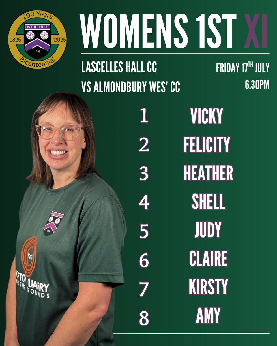 hall_1825's tweet photo. The weekend starts now! Our Women's 1st XI take on Almondbury Wesleyan at 6.30pm tonight 🏏

#Cricket #LascellesHall #Yorkshire #YorkshireCricket #WomensCricket https://t.co/pbbESwOlrJ