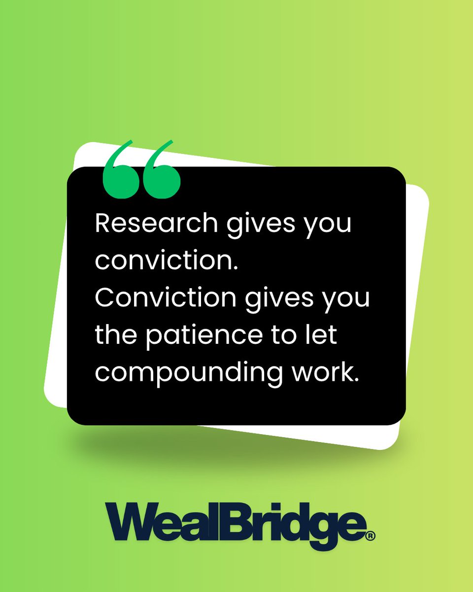 Wealbridge's tweet photo. Research gives you conviction. https://t.co/D11PUSWjye