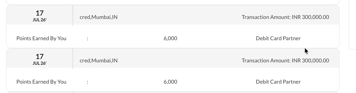 vishal6695's tweet photo. Thanks @ccg33k for the prompt info, received approx. 26,000 points just by paying credit card bills 😉

#ccgeeks https://t.co/eBxegYh95G