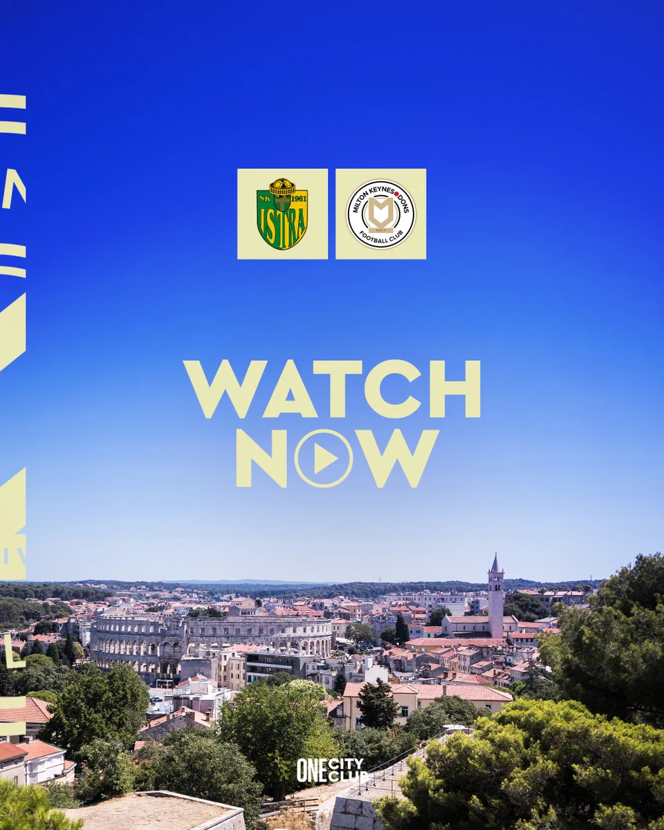 NK Istra v MK Dons livestream link now live.