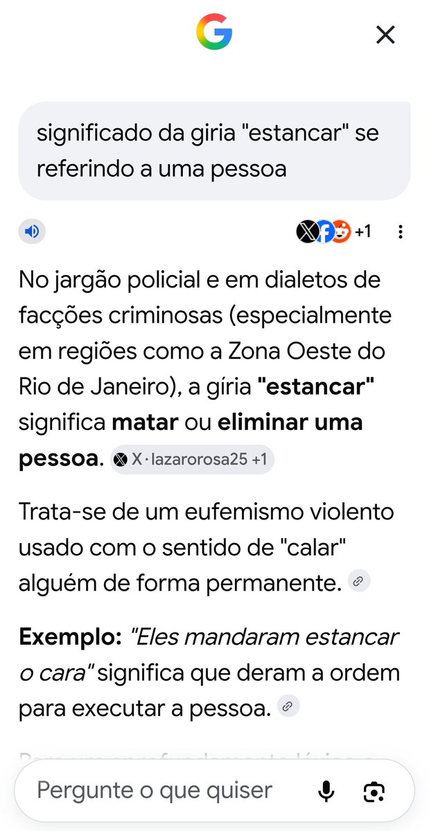 minnerva_'s tweet photo. @profsosa13 Então, de acordo com a IA... Dito por um Senador do RJ? Não têm uns 3 tipos de crimes aí? https://t.co/MRSQCQh7nv