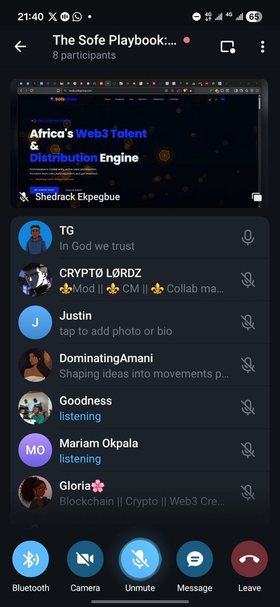 ChikeluoJustin's tweet photo. This AMA session was filled with insights that you can't afford to miss.

Building in public and maintaining consistency is the secret formula to productivity.

Big things ahead.
Sofe node is here to stay.
#web3 https://t.co/xdGWVukBIz
