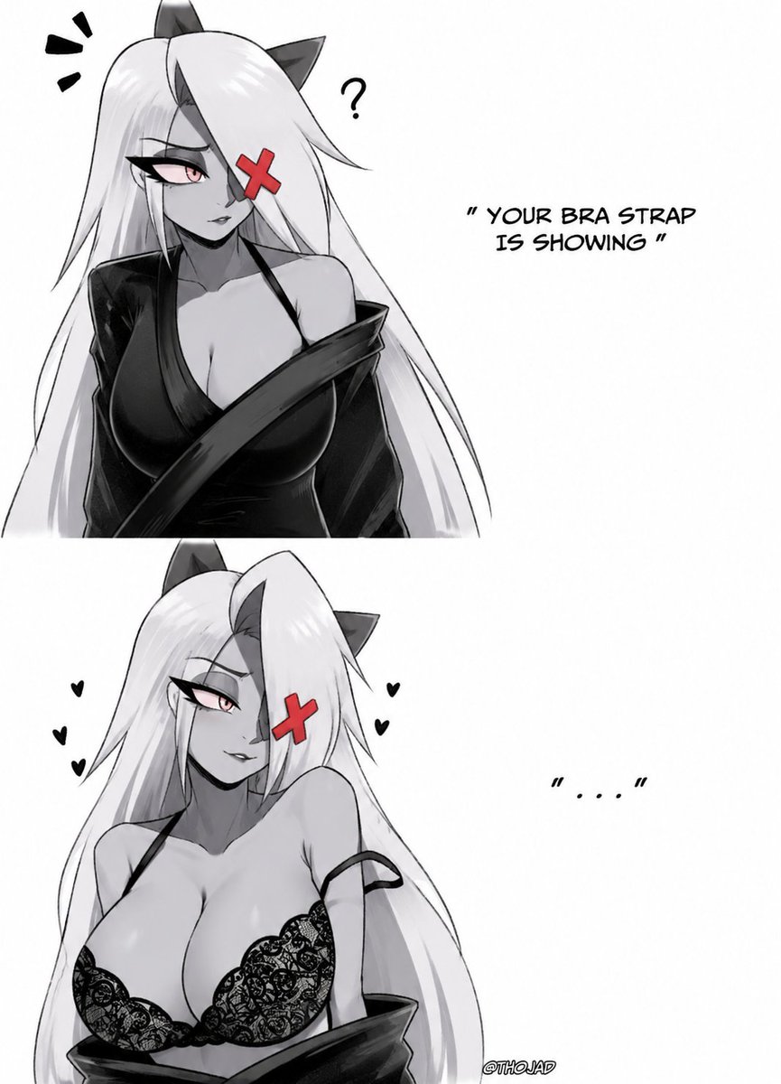 VaggieShort666's tweet photo. Bueno...si tanto quieres pues te los enseño~...🤍
| ` • Vaggie 🤍🎀💔
#HazbinHotel #HazbinHotelVaggi #vaggiw https://t.co/p5IrobPSyw