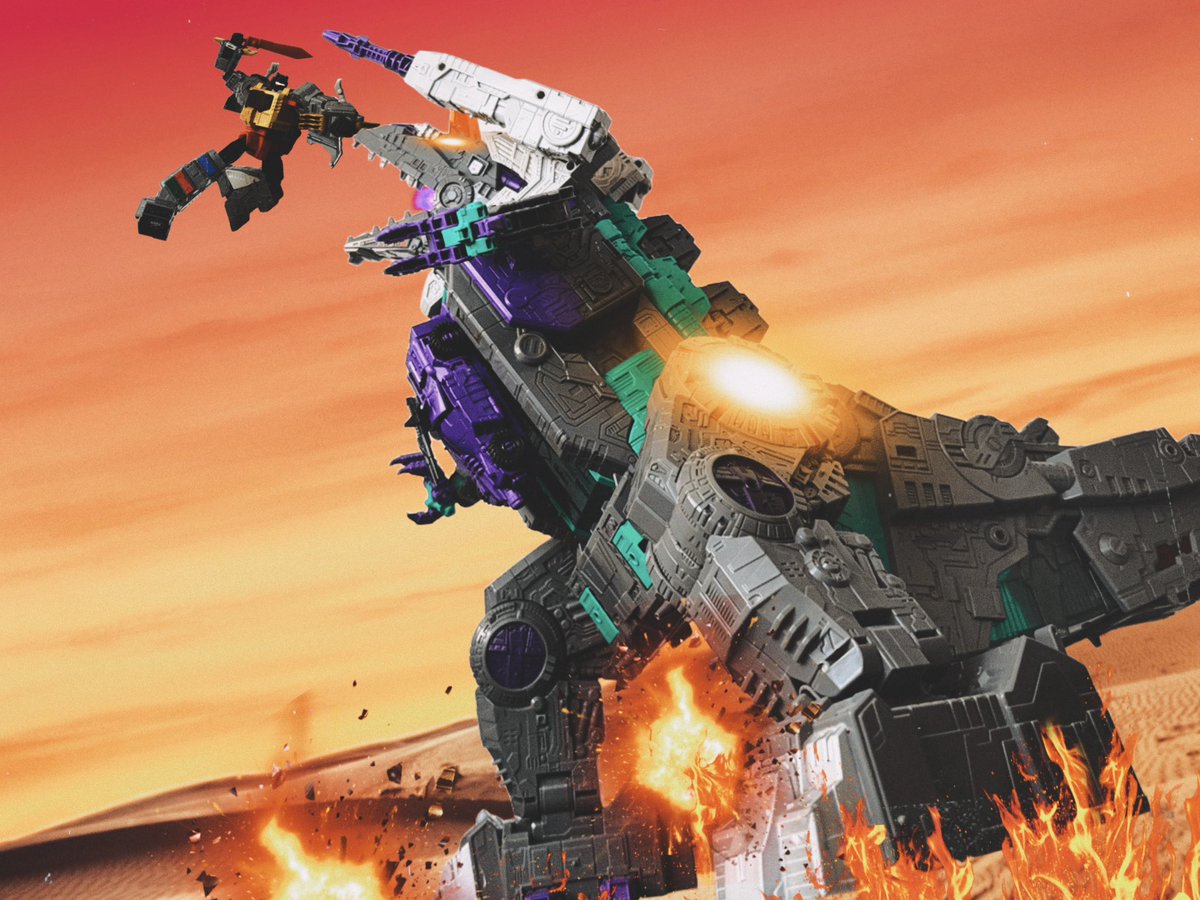 insomnioarchive's tweet photo. Grimlock vs Trypticon 

#transformers #transformerscollection https://t.co/nnCodhmNQd