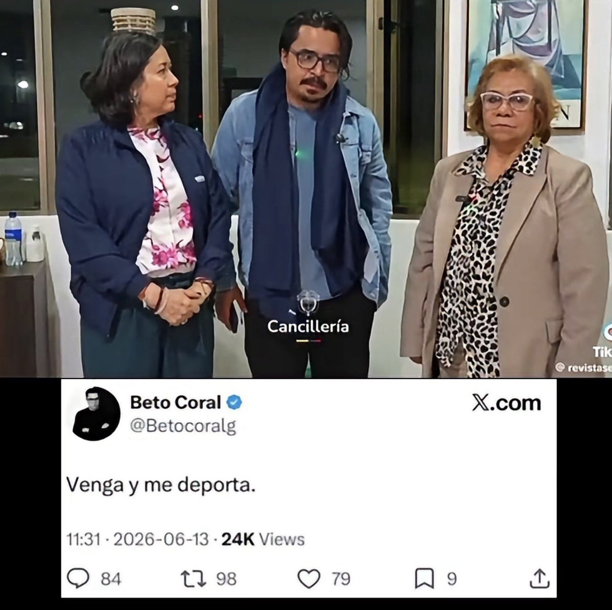 CAleksis's tweet photo. @Eclides3 Primero el no renunció, a él LO DEPORTARON, son cosas muy diferentes, no lo haga ver como un héroe o santo que no es, era un ilegal en Estados Unidos y segundo…. Véale la cara de amanzadito cuando volvió, parece imitador del guerrillo @IvanCepedaCast https://t.co/gw6JFPZ7mk