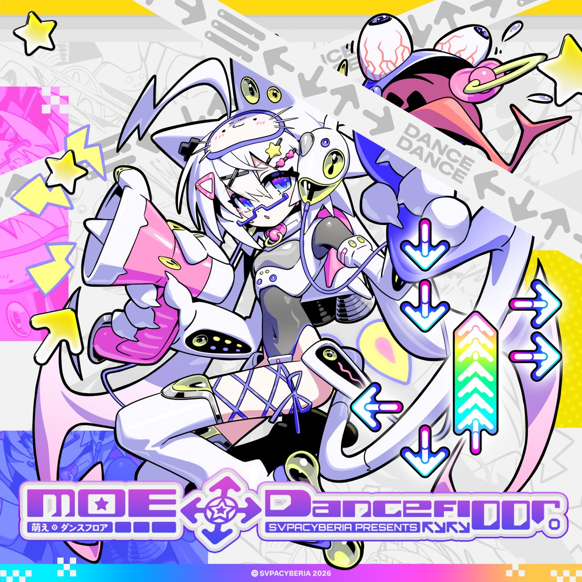 svpacyberia's tweet photo. ▒░ NEW COMPILATION ░▒

SVPACYBERIA presents:
『MOE ★ DANCEFLOOR』

＜☆(　-`ω-)✧ 36 tracks ~ 40 artists!＞ 

☆ ★ ✮TO BE RELEASED ^_<: 
　２０２６／０７／２８
　００：００ ＪＳＴ
　１７：００ ＣＥＳＴ

˚. 2 HOURS & 19 MINUTES OF FUN (≧∇≦)୭

[...] "It shimmers in the distance...
...a prism of infinite BPM.

ـــــــــــــــــــﮩ٨ـ
celebrating the JOY of SOUND!!
(๑ > ᴗ < ๑)