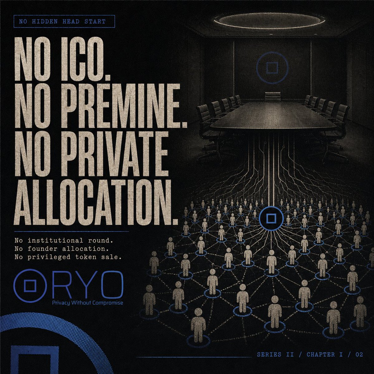 ryonews_'s tweet photo. No ICO.
No premine.
No private allocation.
Ryo’s supply was not distributed from an executive table. It entered circulation through open network participation.
#RyoCurrency #FairLaunch $RYO https://t.co/4mF1PWmFvw