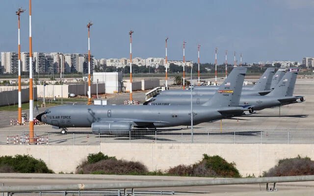 sentdefender's tweet photo. According to Axios, citing both U.S. and Israeli official, the U.S. has asked Israel to receive ‘dozens’ of additional refueling aircraft to Ben Gurion Airport in preparation for a potential significantly expanded strike campaign on Iran. However, as reported before, some Israeli decision-makers have advised against such a move, as the airport has suffered from the congestion added by the 30 some-odd refueling aircraft already at the airport. In addition to this, it is understood that Iran may directly strike Israel, should an expanded campaign utilize even more U.S. resources based in Israel, a move that would almost certainly prompt Israel to retaliate with widespread direct strikes on Iran.
