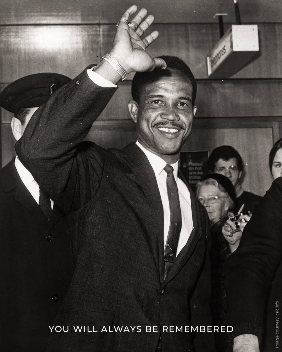 DelhiCapitals's tweet photo. The man who defined what it truly means to be an all-rounder.

Our thoughts and prayers are with his family and loved ones. Rest in peace, Sir Garfield Sobers. 🕊️ https://t.co/EspYCPPrxQ
