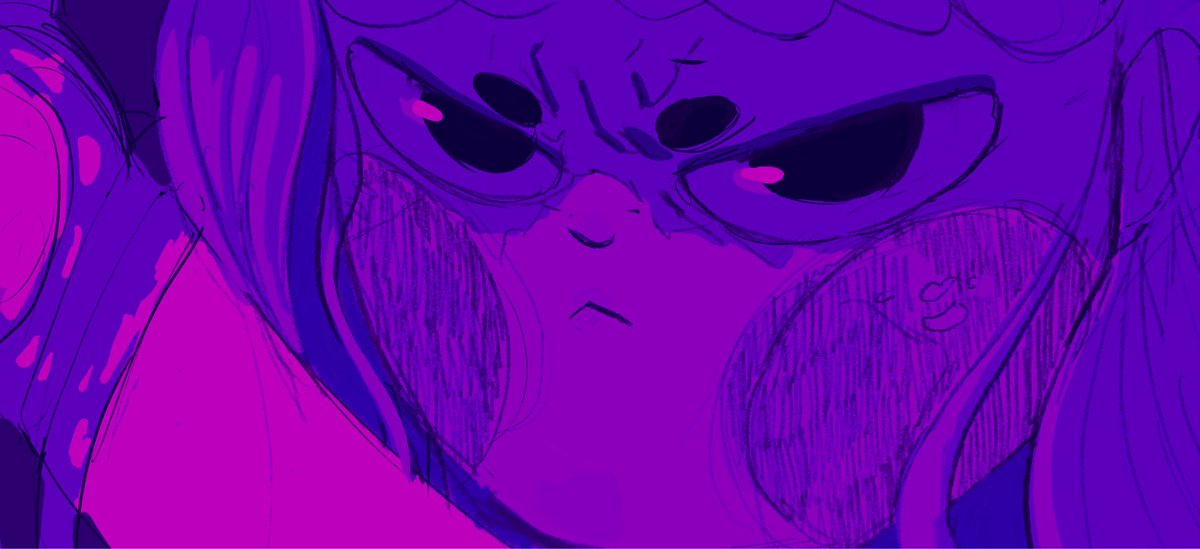 FocoGos's tweet photo. However, colour was not the only thing Paula played with, she also sketched another close up as a rough idea https://t.co/tIWWJOUZre