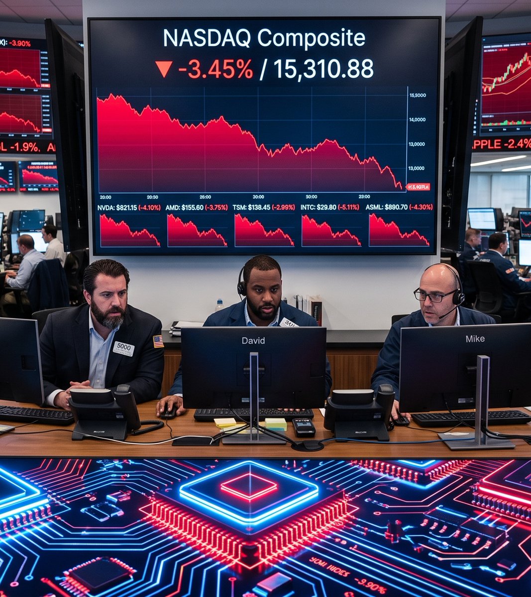 libfin_la's tweet photo. Caída del Nasdaq por ventas en acciones de chips
https://t.co/oY1zMfIY3k
