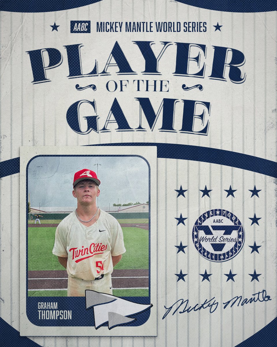 FiveToolOK's tweet photo. #MantleWS F: @DFWTwins 16U Prospects 9, USA Prime Duke City Meng 2028 8
PG: @_ThompsonGraham 2-2, RBI
Hitter: @GunnerG2028 1-3, 2 RBI https://t.co/GMt4qkHFzV