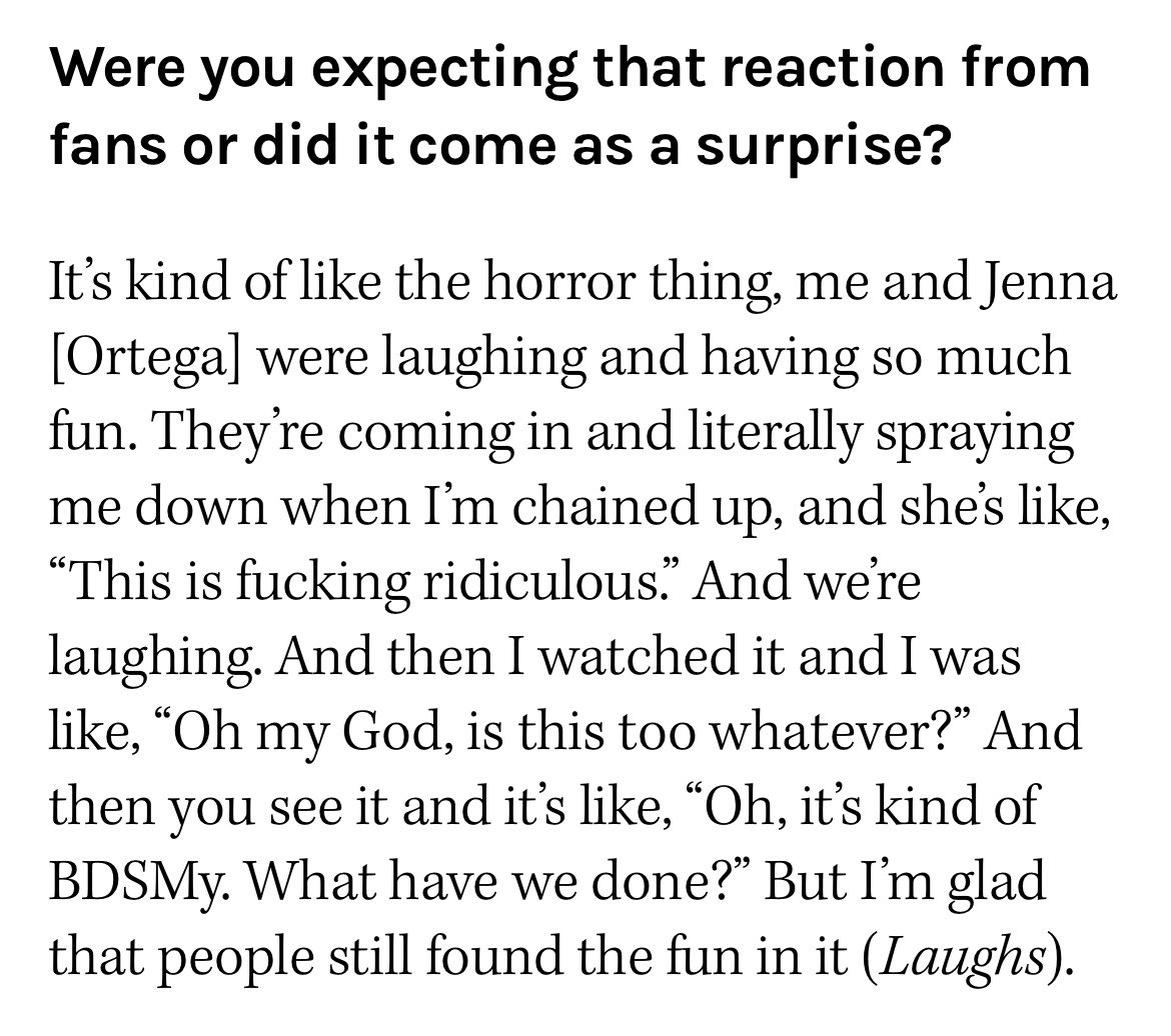 cairoswife's tweet photo. Jenna and Hunter laughing and having so much fun with the prison scene 🤏🏻 Jenna finding it ridiculous Hunter was so oiled up 😭 https://t.co/Gt75ZSajgc