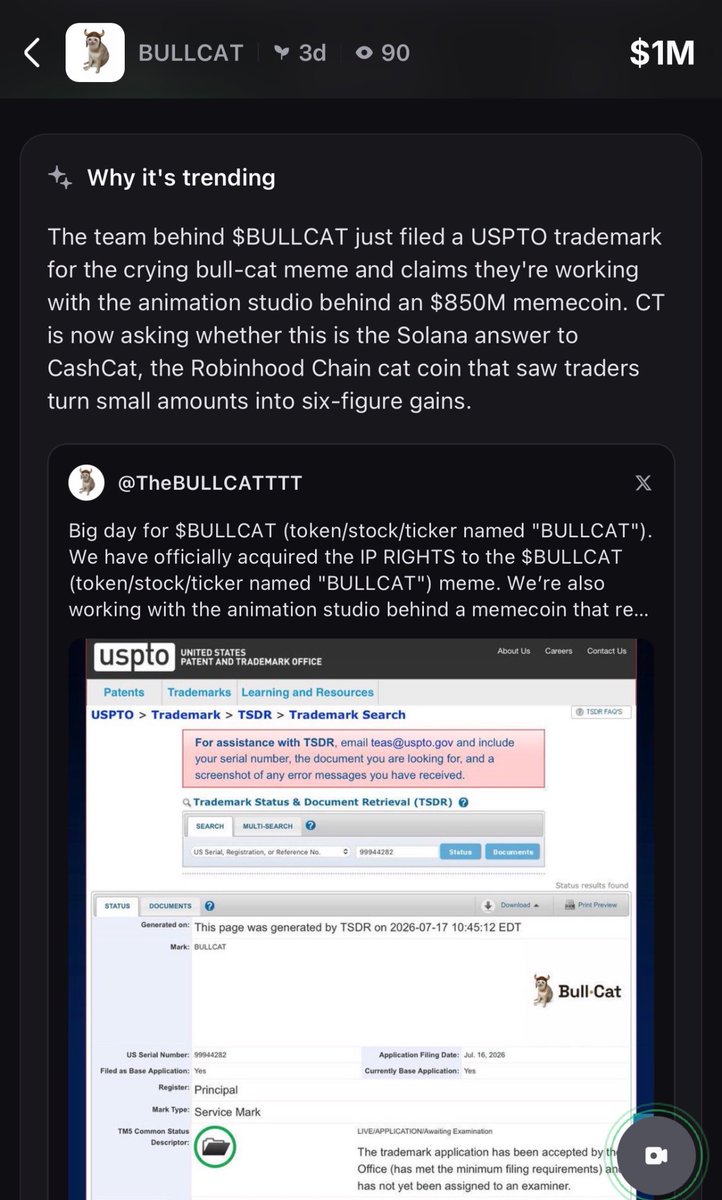 TheBULLCATTTT's tweet photo. Hey @Pumpfun yes this is the Solana answer to RobinHood

$BULLCAT https://t.co/McXDyU3nmI