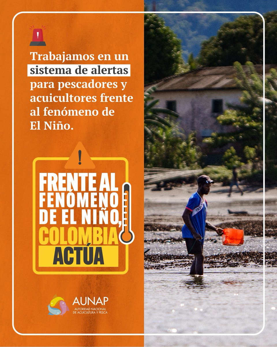 AUNAPColombia's tweet photo. La AUNAP trabaja en el fortalecimiento de un sistema de alertas que permita informar de manera oportuna sobre cambios en las condiciones climáticas y ambientales. https://t.co/UGGKx9fUrz