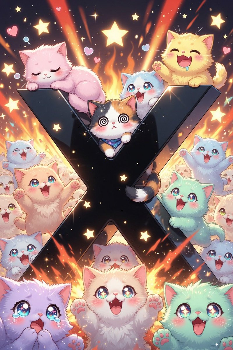 よーにゃん！ 夜中もXにゃん☺😆