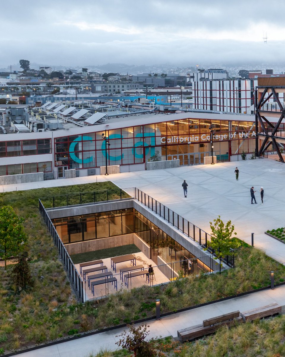 AIANational's tweet photo. This project is among California’s first exposed mass timber structures. 

Architect:  Studio Gang, TEF Design
Project: California College of the Arts Expansion
📍 San Francisco, California
🏆 Architecture Award 2026
📸 by Jason O’Rear

#ArchitecturalPhotography https://t.co/n3gRNLvXD0