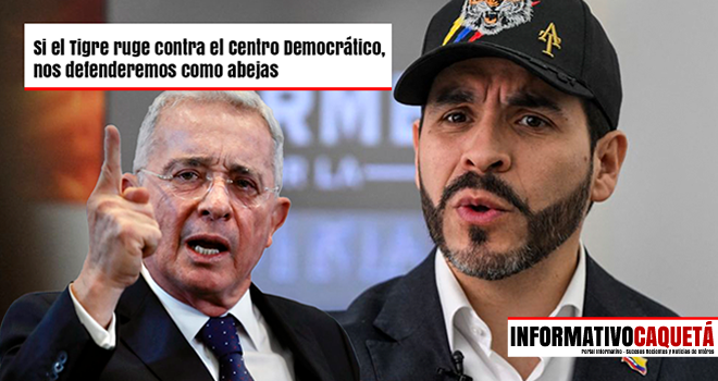 InformaCaqueta's tweet photo. Si el Tigre ruge contra el Centro Democrático, nos defenderemos como abejas

https://t.co/XN4atytGc3 https://t.co/oJj7jziHIT