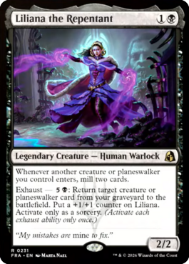 MTGGoldfish's tweet photo. Our two Lilianas for Reality Fracture are creatures, one desparked, one never-sparked. More previews at https://t.co/Pj7ZLQL13x

Source: https://t.co/HEj7Q60f65
🎨: @MartaNael https://t.co/JG5jcQHv5r
