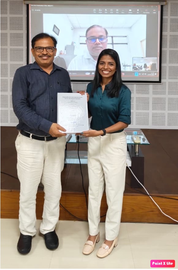 bhojegowdniist1's tweet photo. Heartiest congratulations to Dr. N. S. Akhila on the successful defense of your Ph.D. thesis.
I gratefully acknowledge the unwavering support of #CSIR, #AcSIR, and #CSIR_NIIST. https://t.co/zavD5mpzqf