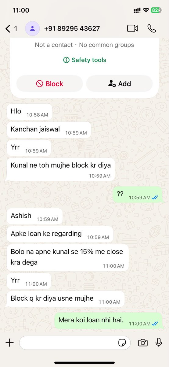 KKV_loanjustice's tweet photo. @IDFCFIRSTBank क्या कोई इस मामले का संज्ञान ले सकता है?

हमने इस संबंध में अपनी शिकायत 13 जुलाई 2026 को भी दर्ज कराई थी, लेकिन इसके बावजूद कथित रिकवरी एजेंट अब भी अवैध और आपत्तिजनक गतिविधियों में संलिप्त है।

स्थिति यह है कि वह अब मेरे परिवार के सदस्यों को भी संदेश भेज रहा है और उनसे संपर्क करने की कोशिश कर रहा है, जिससे अनावश्यक मानसिक दबाव और परेशानी उत्पन्न हो रही है।

@RBI क्या आप इस मामले में हस्तक्षेप कर सकते हैं और यह सुनिश्चित कर सकते हैं कि बैंक तथा उनकी रिकवरी एजेंसियाँ निर्धारित दिशा-निर्देशों और ग्राहक अधिकारों का पालन करें?

यदि यह किसी अधिकृत रिकवरी एजेंट द्वारा किया जा रहा है, तो कृपया इस पर उचित कार्रवाई और जवाबदेही सुनिश्चित की जाए।

#CyberFraud #FakePoliceCall #FakeAdvocate #LoanRecovery #CyberCrime #DigitalFraud #DelhiPolice #FinancialFraud #KKV

@RBIsays
@RBI
@CPDelhi
@DCPNewDelhi
@FinMinIndia
@ANI
@PTI_News
@aajtak
@IndiaToday
@ABPNews
@ndtv
@ndtvindia
@ZeeNews
@News18India
@Republic_Bharat
@TV9Bharatvarsh
@TimesNow
@TNNavbharat
@IndiaTVNews
@NewsNationTV
@ThePrintIndia
@the_hindu
@timesofindia
@IndianExpress
@htTweets
@EconomicTimes
@CNNnews18