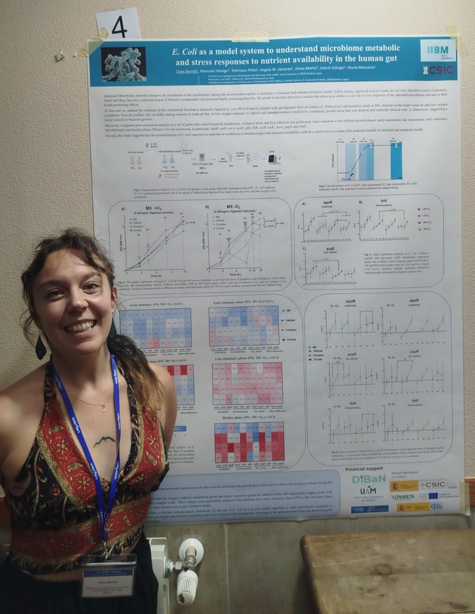 MitoxiLabIIBm's tweet photo. 🗣️ Clara Bernet, Manuela Hidalgo, María Monsalve y Leticia Selinguer han presentado los últimos resultados sobre nuestros proyectos DiBaN; HCC y MASLD; y cáncer de Colon en el XV Congreso @GEIRLI2 
Un placer intercambiar experiencias e ideas con compañeros de la comunidad 🔬🧬 https://t.co/MOuM5I65cN