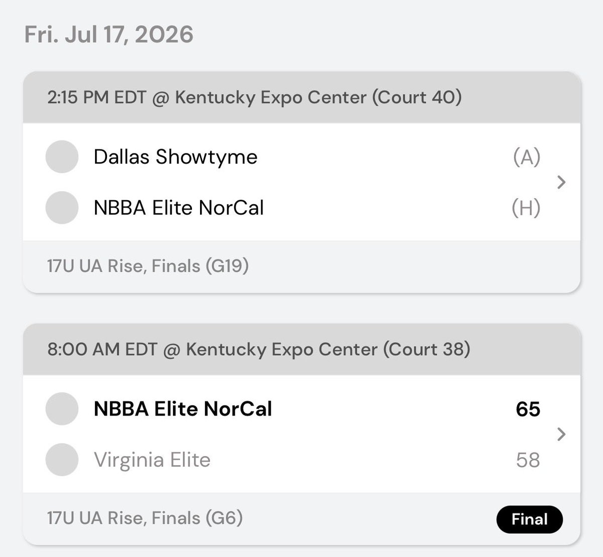North Bay Basketball Academy (NBBA) tweet media