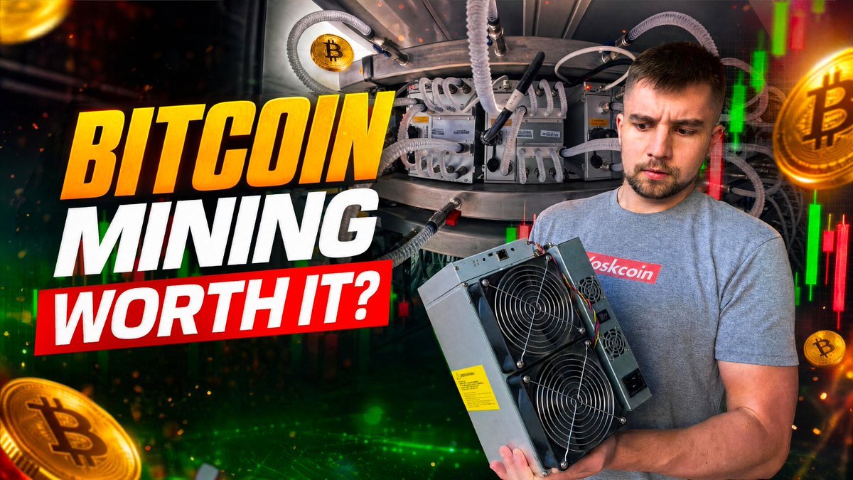 VoskCoin's tweet photo. What is Bitcoin Mining ACTUALLY LIKE in 2026 https://t.co/ddCLyr5bA8 https://t.co/9nUZV3jzEB