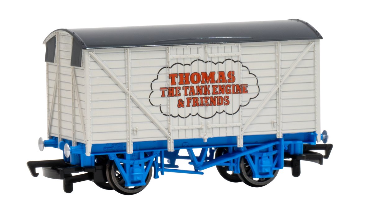 trainmodelling's tweet photo. New arrival - Bachmann HO - Thomas and Friends 80th Anniversary Retro Van (160-77420) #modeltrain #train #HOscale https://t.co/w5hTD1quYF