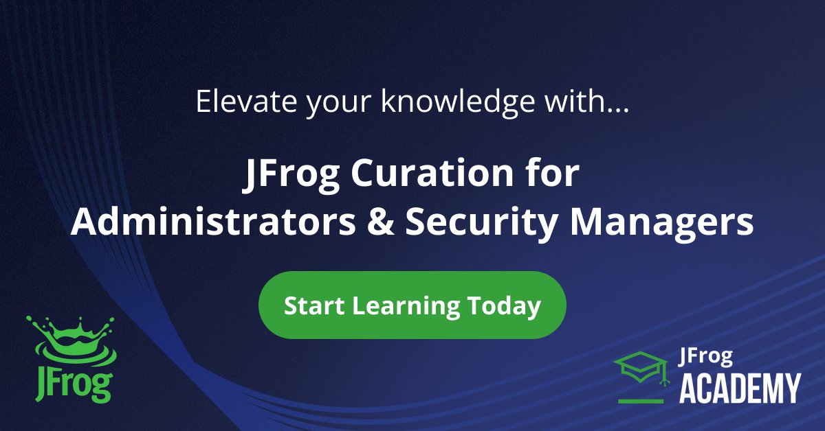 JFrog tweet media