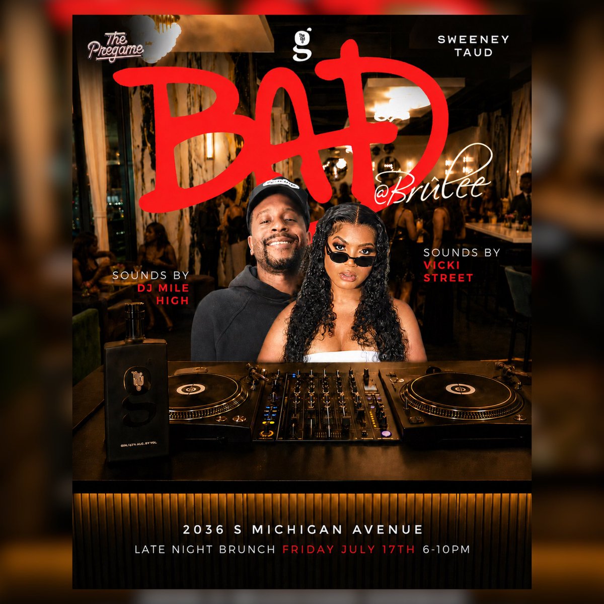 DJMILEHIGH's tweet photo. Running Around The City Today ❗️ Set Ya Plans #MHC 🎫

BRÛLÉE (Late Night Brunch)
RENAISSANCE (Chicago Takeover Experience)
SAL’S ON TAP (Simeon Alumni Pre Party) https://t.co/FGomRsUHBU