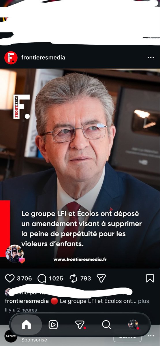 RAZORtheBigBoss's tweet photo. Alors les gauchiasses quand je dis que @FranceInsoumise est un parti de pedo criminel la preuve y’a que lfi qui veut les protéger et remettre en liberté résultats nos enfants seront jamais en sécurité des prédateurs s tout les partisans lfi je vous souhaite l’enfer bande de pedo https://t.co/hU9hmcbT3R