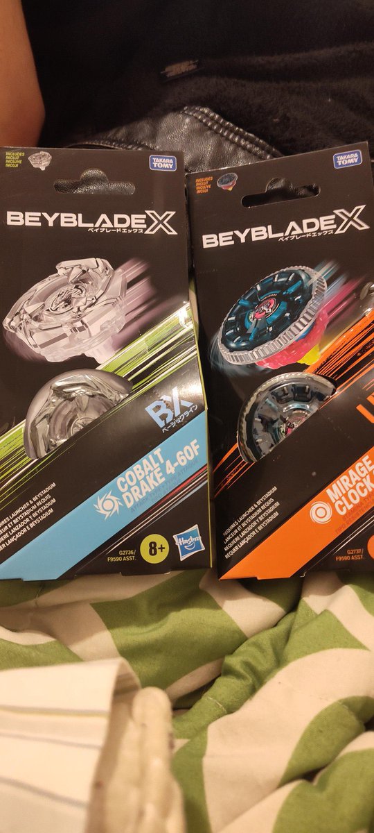 ilinnuc's tweet photo. COBALT IN A BOOSTER!??? A reddit user apparently found Cobalt Drake and Mirage clock boosters in Canada! 

#beybladex
source: u/difficult_deer_8142 https://t.co/rAMsOZVf0X