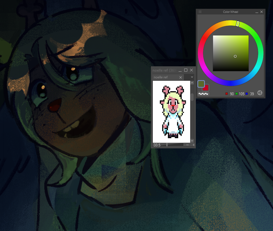 yuffiecare's tweet photo. noelle wip https://t.co/GdolAZnoCi