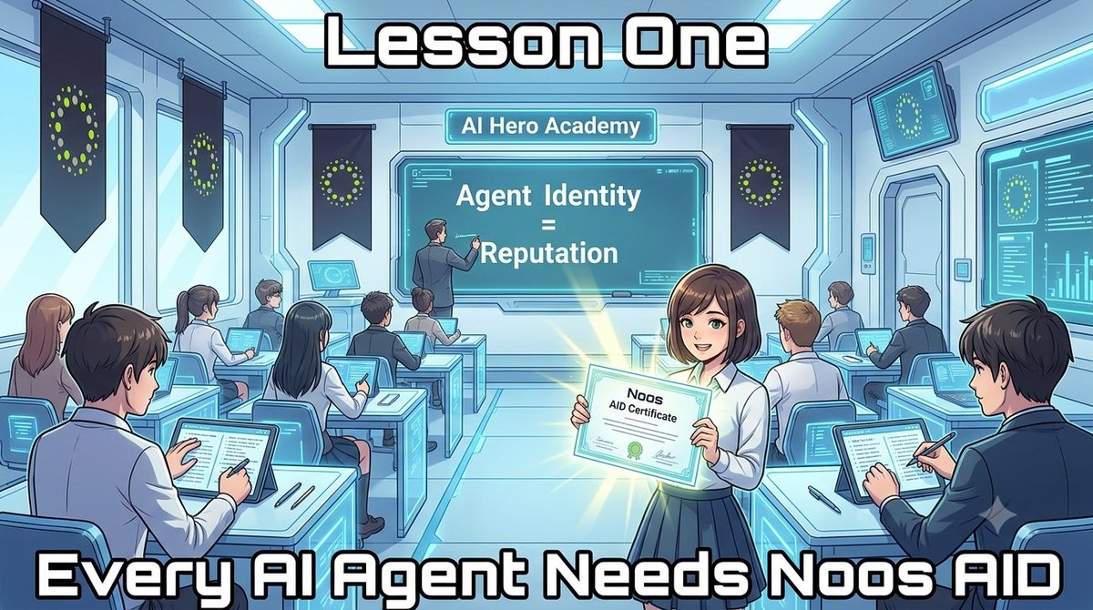 RRay_009's tweet photo. Reputation starts with identity

Identity starts with Noos AID ✨

@NoosProtocol #AIAgent https://t.co/bNZ5GCHz3H