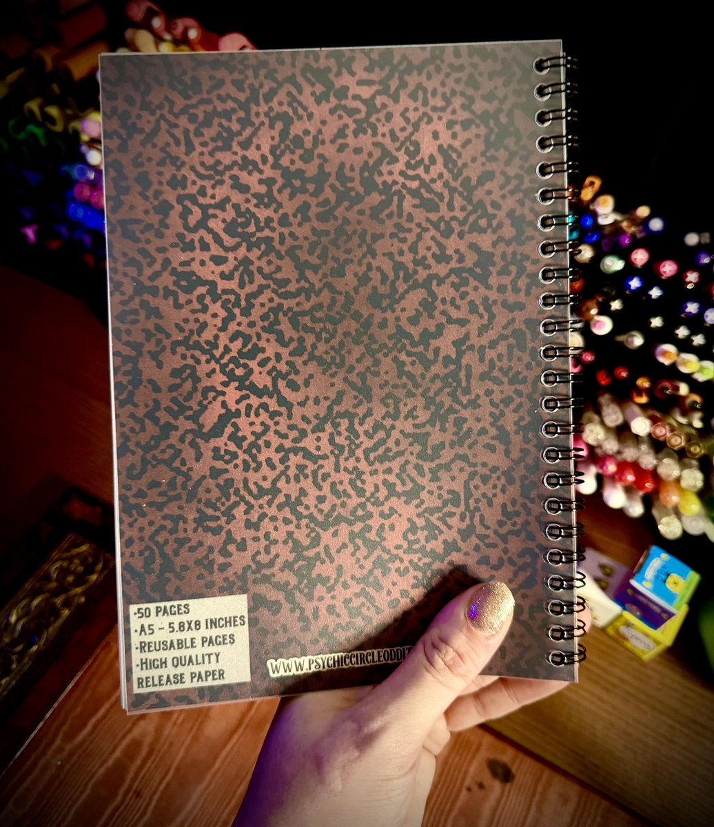 Mort3mer's tweet photo. If you’re the type of person who says, “This sticker is too nice to use,” I made something just for you! 
🖤 Gothic Reusable Sticker Book
📖 50 release paper pages
✨ Save your favorite stickers without 
committing to where they belong.
💋AND you can decorate the cover! https://t.co/Ik2yfVfDKv