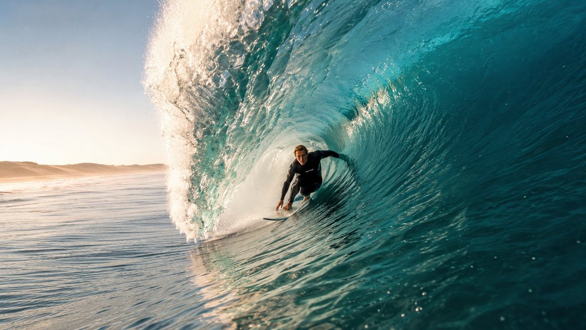 surfreportbr's tweet photo. 🌊 Dentro do tubo, o tempo desacelera. O barulho do mundo desaparece e só existe a conexão perfeita entre surfista, prancha e oceano. São segundos que justificam uma vida inteira de busca pela onda perfeita. 🤙
#Surf #Surfing #Barrel #TubeRide #PerfectWave #Ocean #WaveOfTheDay #SurfLife #LineUp #SurfReport