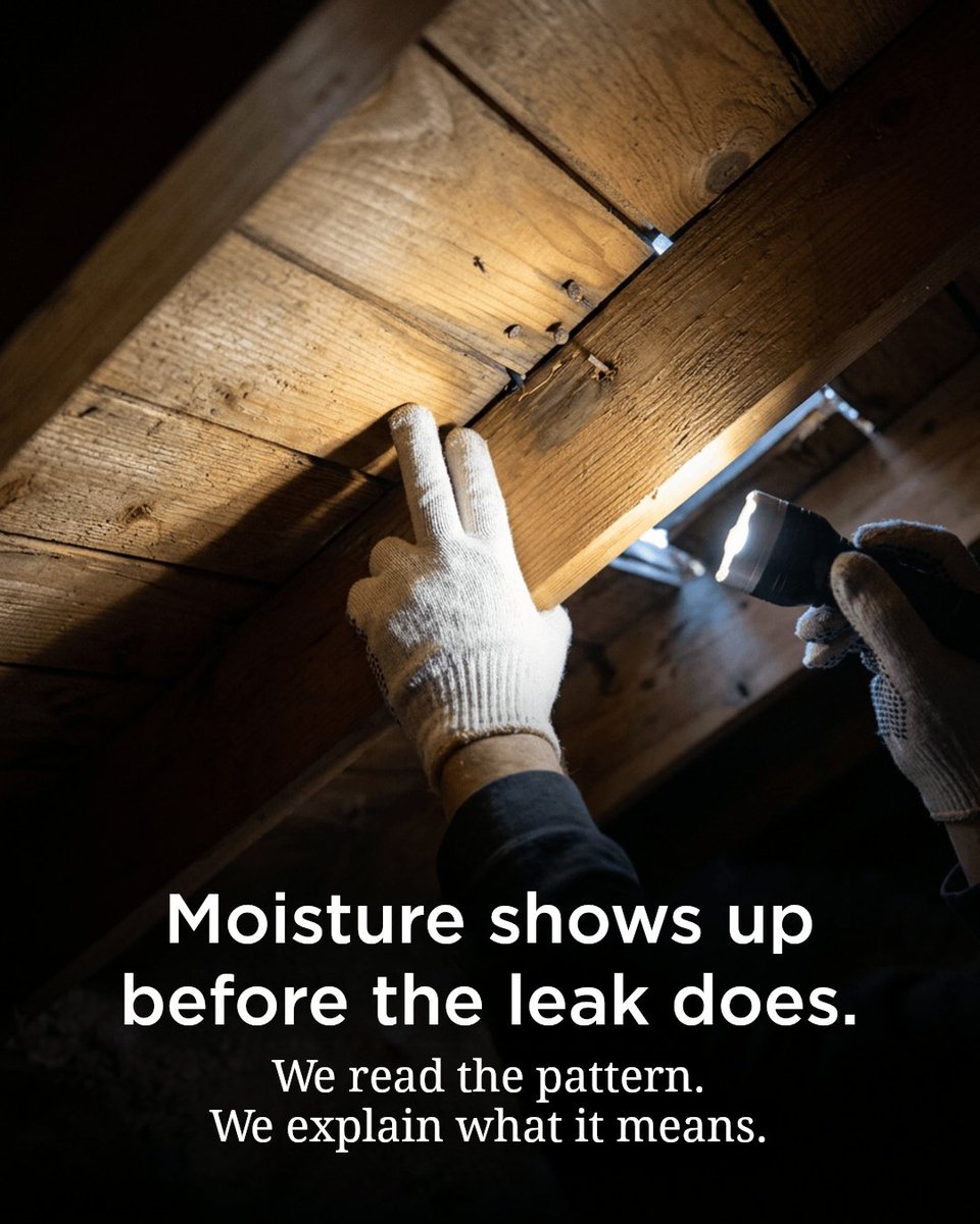 whitecollarroof's tweet photo. Hot attic? It can point to moisture or roof issues. We check comfort, moisture, and roof life. Have you noticed yours lately? https://t.co/zuKp657zj8