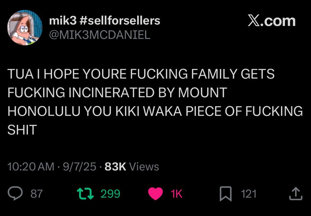 MIK3MCDANIEL's tweet photo. nigga had me in hell bra https://t.co/uTrEomQB3X