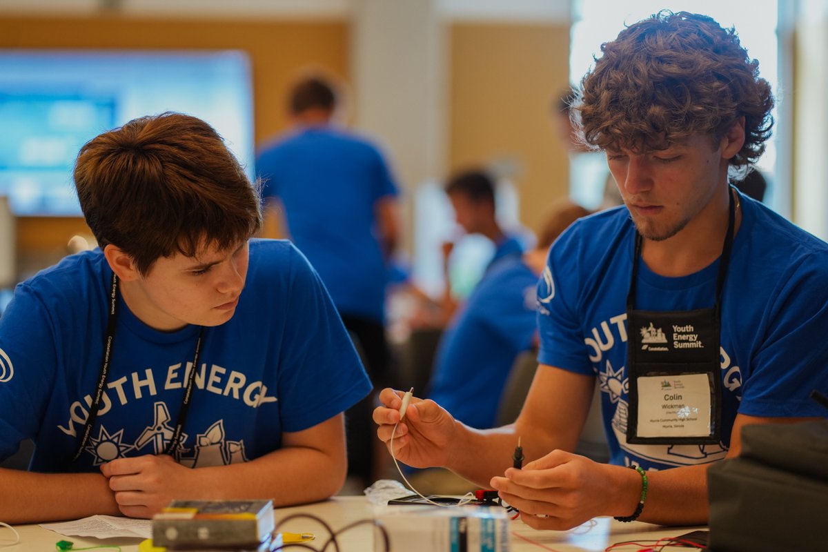 ConstellationEG's tweet photo. Wrapping up the 2026 Constellation Youth Energy Summit and marveling at the 85 students who made the most of every moment this week. Thank you to everyone who helped us to introduce this inspiring group to the people, culture and purpose that help power our communities every day. https://t.co/PqjmeYk2MR