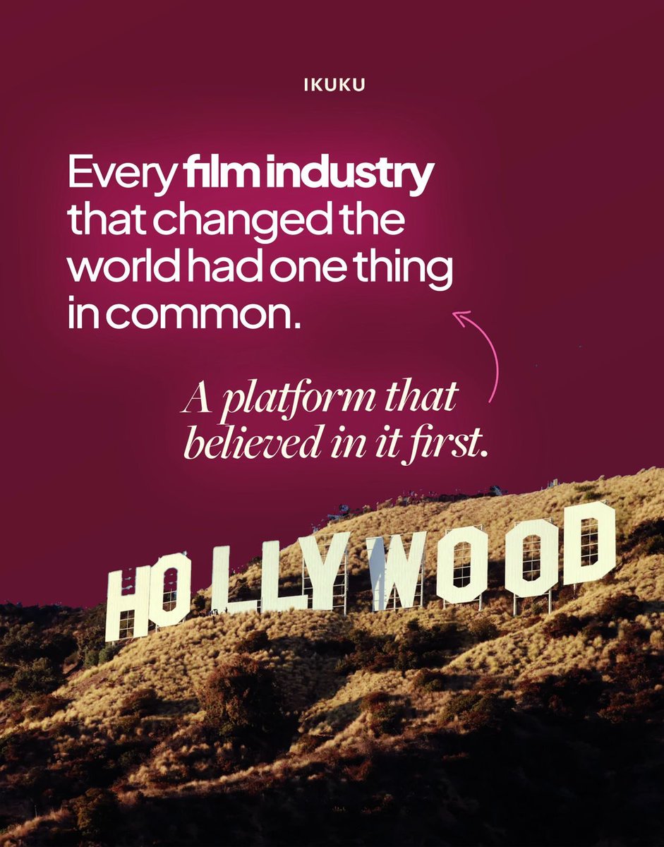 Ikukutv_'s tweet photo. Every thriving film industry had more than great storytellers.

It had a platform that believed in them before the rest of the world did.

Africa has never lacked talent or powerful stories. https://t.co/ToFfVqbpSN